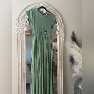 Free People Green Serenity Maxi Dress